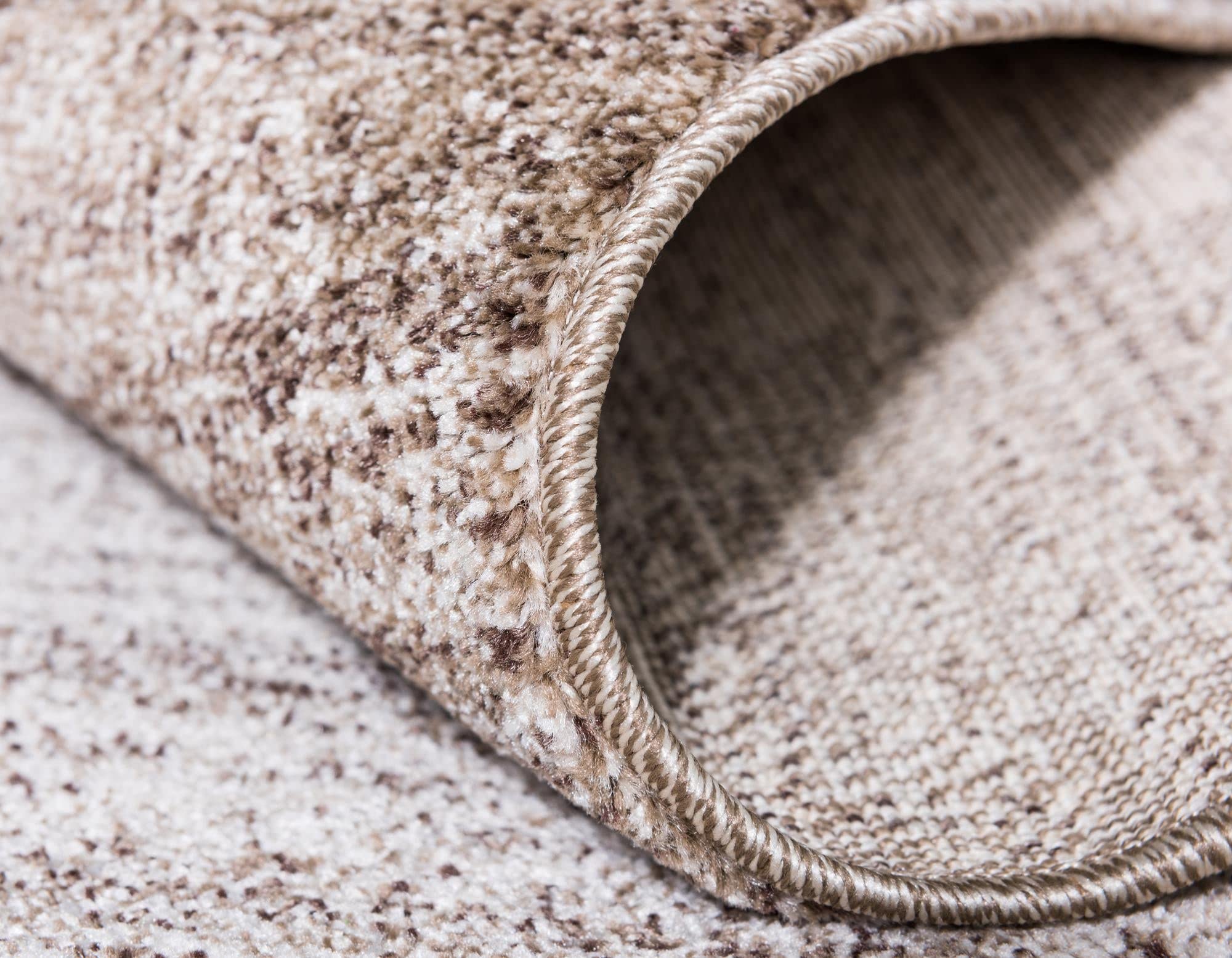 Rugs.com Angelica Collection Rug – 8 Ft Round Beige Medium Rug Perfect for Kitchens, Dining Rooms - Image 8