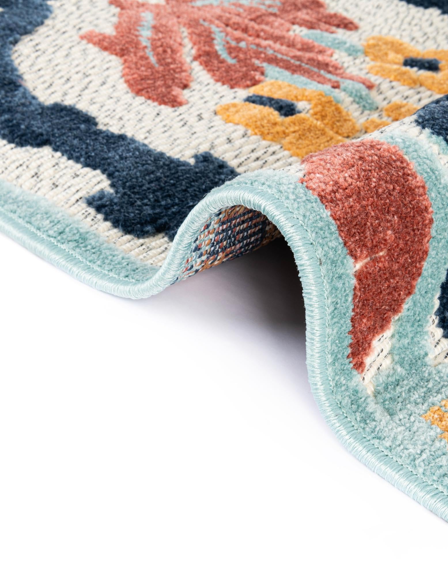 Rugs.com Belize Outdoor Collection Rug – 5x8 Ivory Flatweave-Pile Rug Perfect for Bedrooms, Dining Rooms, Living Rooms - Image 9