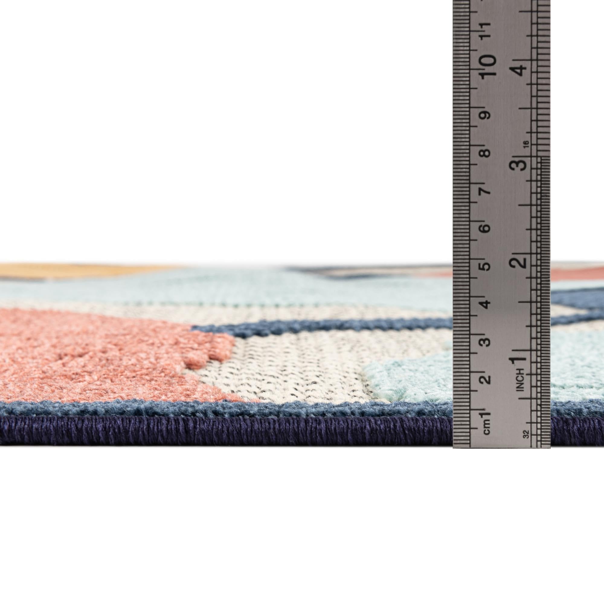 Rugs.com Belize Outdoor Collection Rug – 5x8 Ivory Flatweave-Pile Rug Perfect for Bedrooms, Dining Rooms, Living Rooms - Image 4