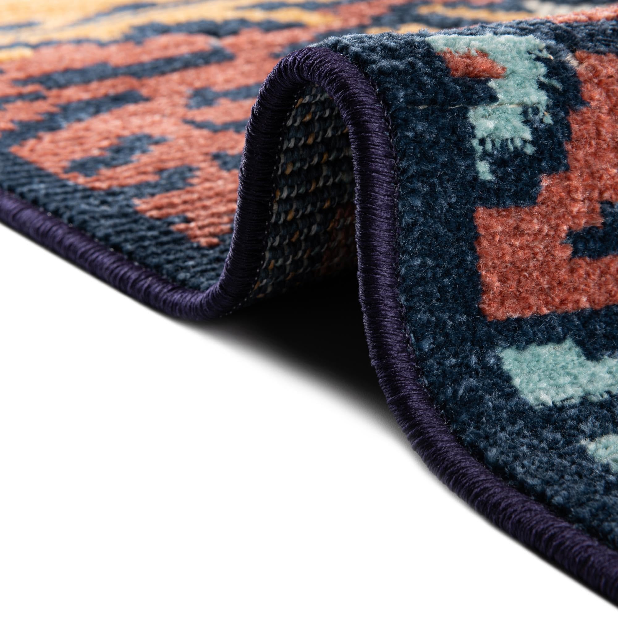 Rugs.com Belize Outdoor Collection Rug – 9x12 Multi Flatweave-Pile Rug Perfect for Living Rooms, Large Dining Rooms, Open Floorplans - Image 9