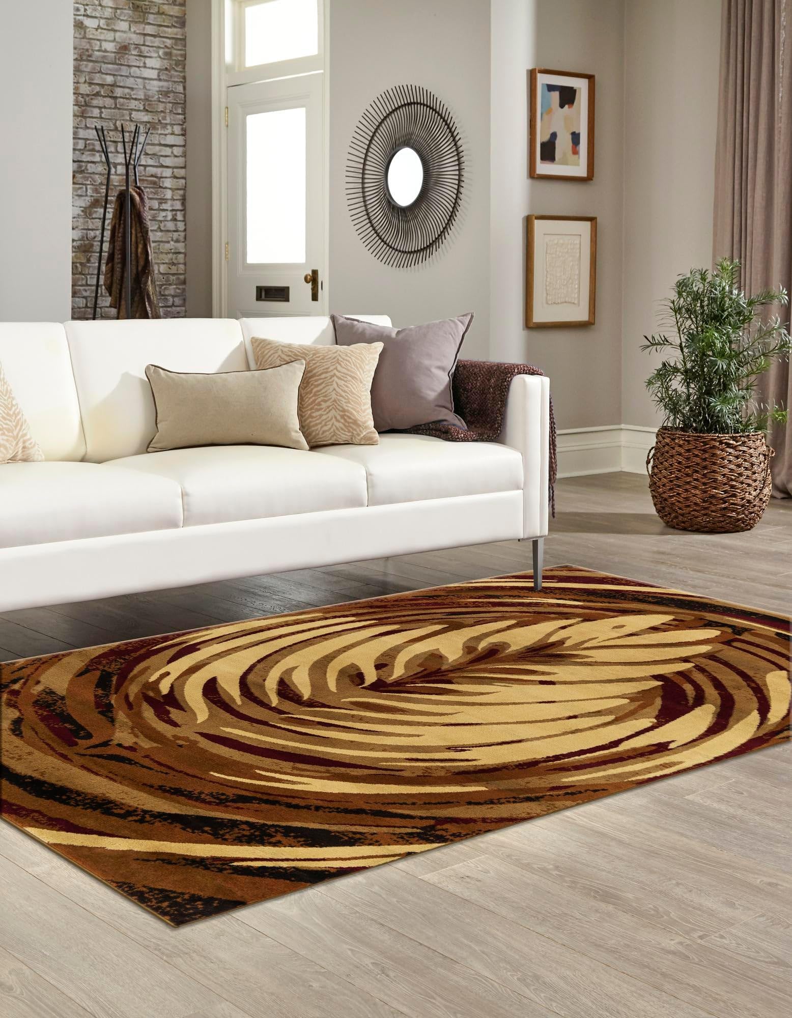 Rugs.com Cafe Collection Rug – 10x14 Beige Medium-Pile Rug Perfect for Living Rooms, Large Dining Rooms, Open Floorplans - Image 6
