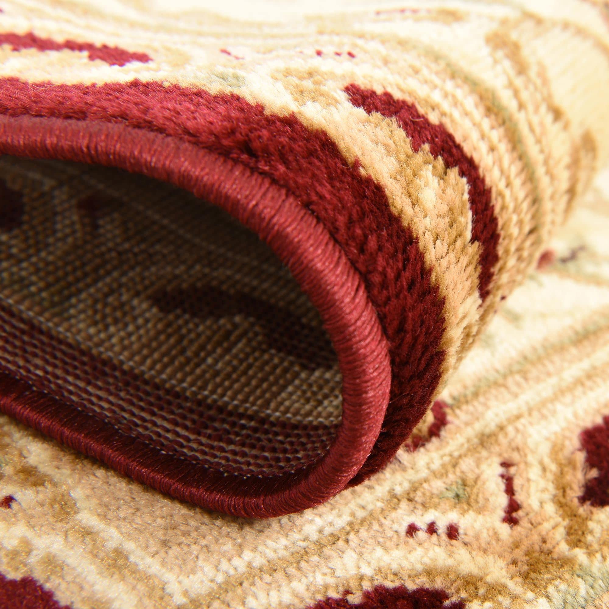 Rugs.com Chateau Collection Rug – 2' x 3' Red Medium Rug Perfect for Entryways, Kitchens, Breakfast Nooks, Accent Pieces - Image 9