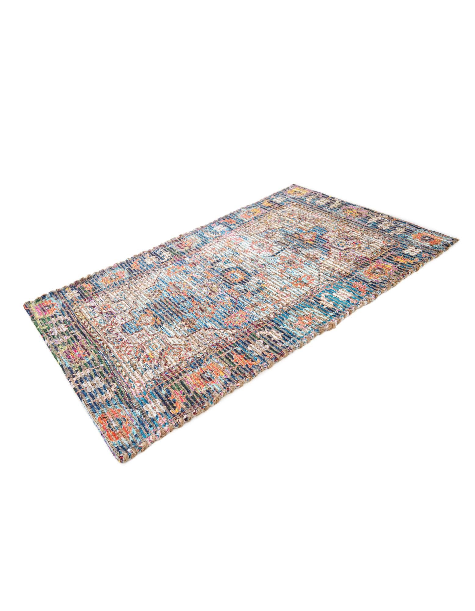 Rugs.com Chenille Jute Collection Rug – 2x3 Multi Medium-Pile Rug Perfect for Entryways, Kitchens, Breakfast Nooks, Accent Pieces - Image 4