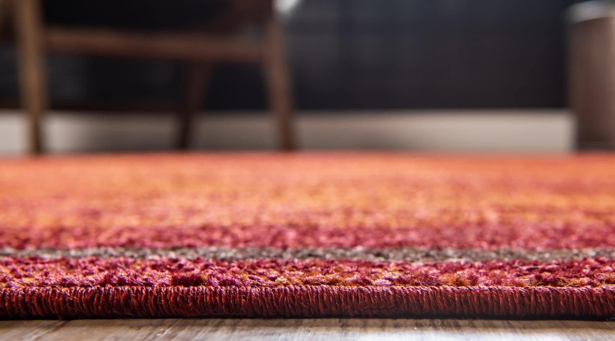 Rugs.com Equinox Collection Rug – 10x13 Terracotta Low-Pile Rug Perfect for Living Rooms, Large Dining Rooms, Open Floorplans - Image 4