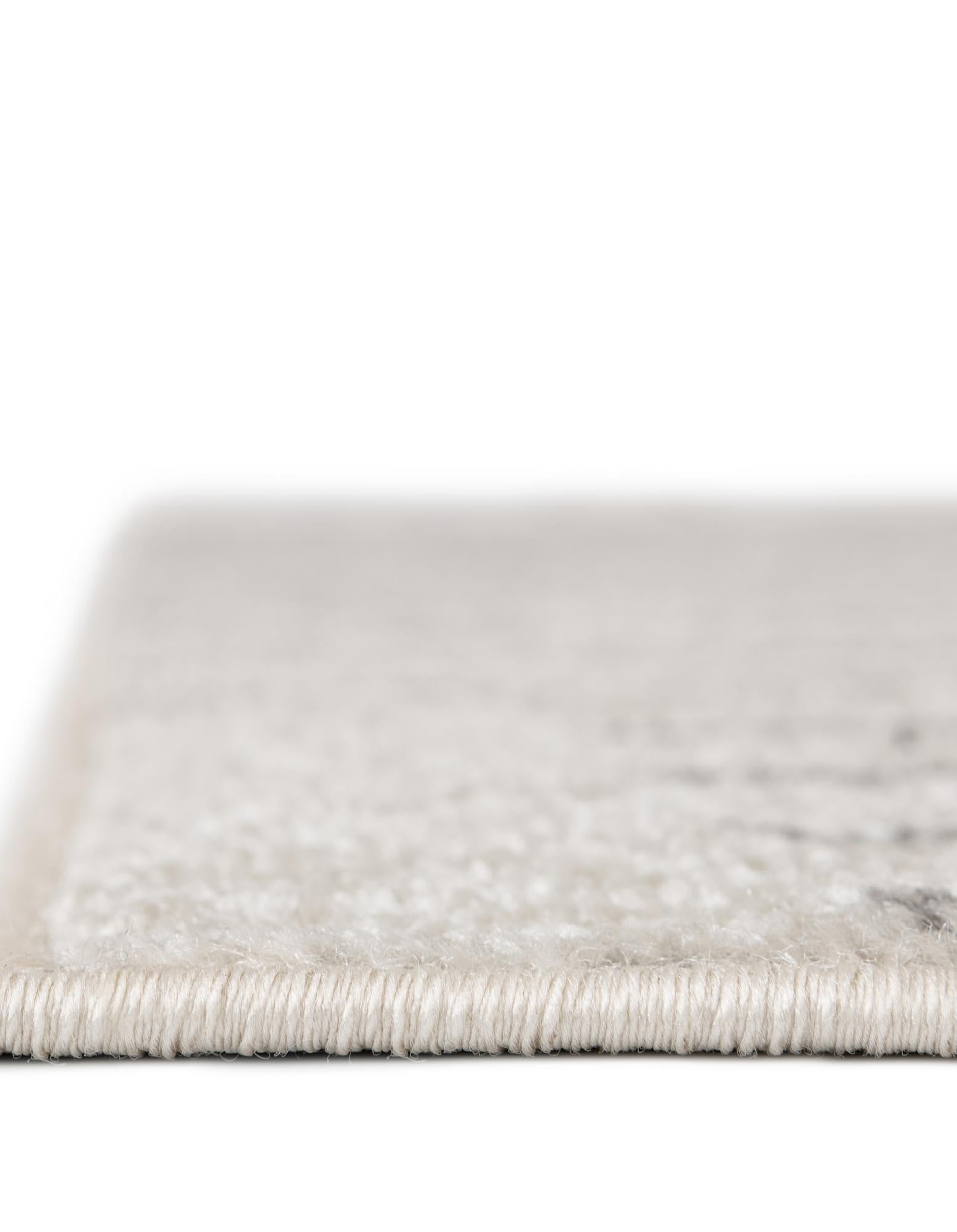 Rugs.com Hanahan Collection Rug – 10 Ft Runner Ivory Medium-Pile Rug Perfect for Hallways, Entryways - Image 4