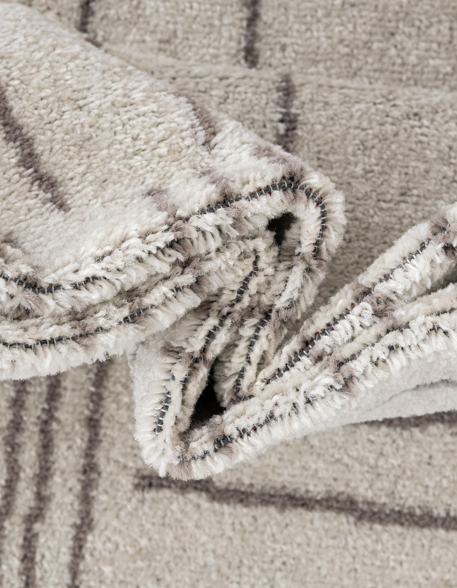 Rugs.com Hanahan Collection Rug – 10 Ft Runner Ivory Medium-Pile Rug Perfect for Hallways, Entryways - Image 5