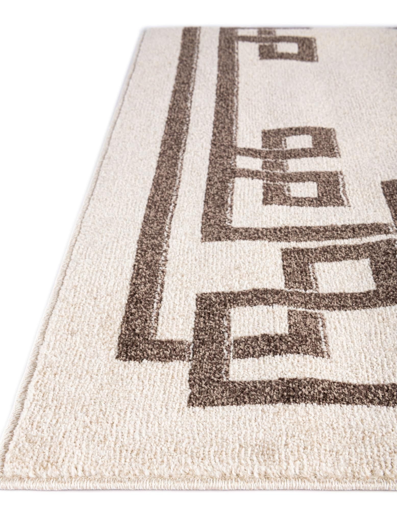 Rugs.com Hera Collection Rug – 3x5 Beige and Brown Medium-Pile Rug Perfect for Entryways, Kitchens, Breakfast Nooks, Accent Pieces - Image 9