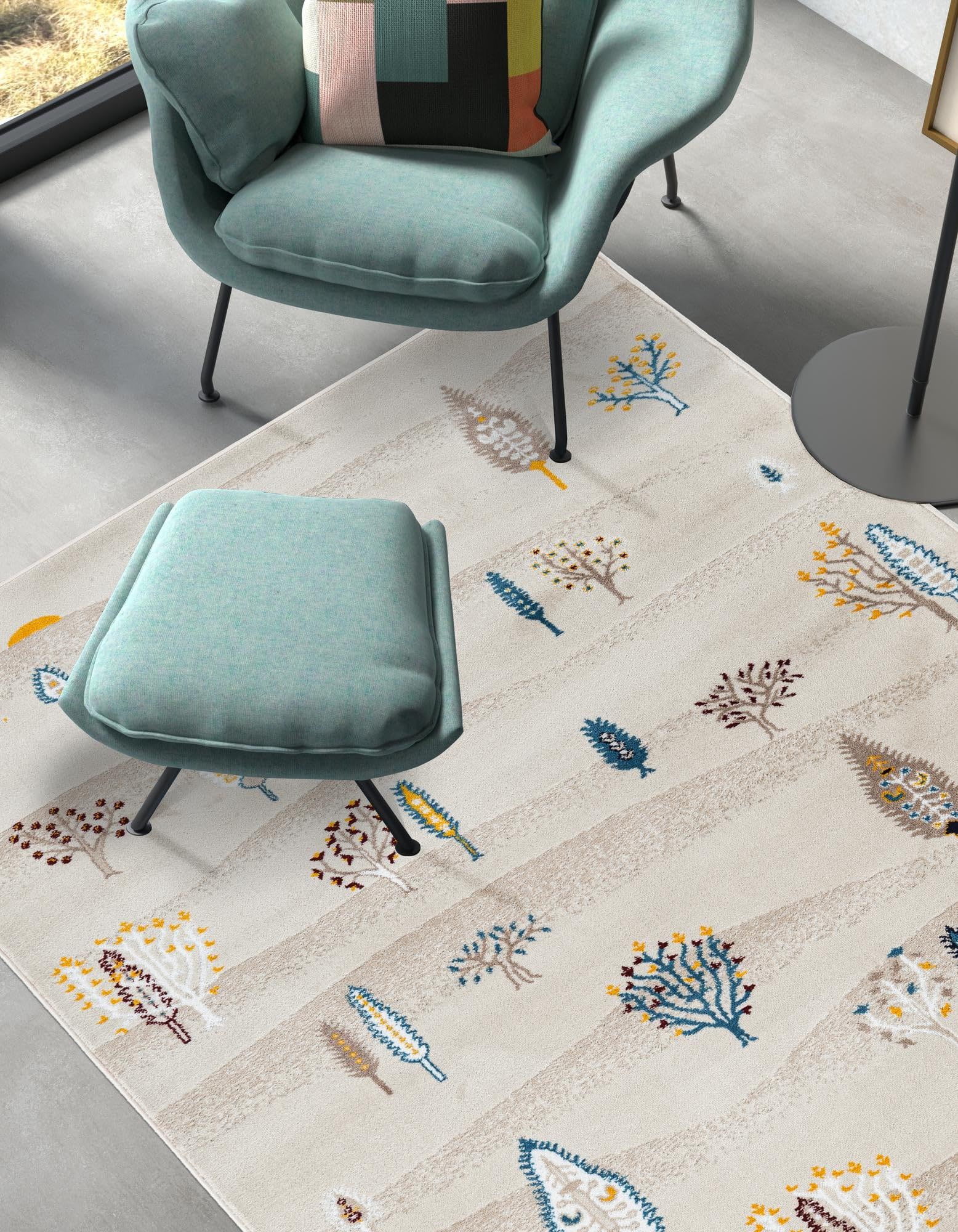 Rugs.com Laguna Collection Rug – 10x14 Ivory Medium-Pile Rug Perfect for Living Rooms, Large Dining Rooms, Open Floorplans - Image 6