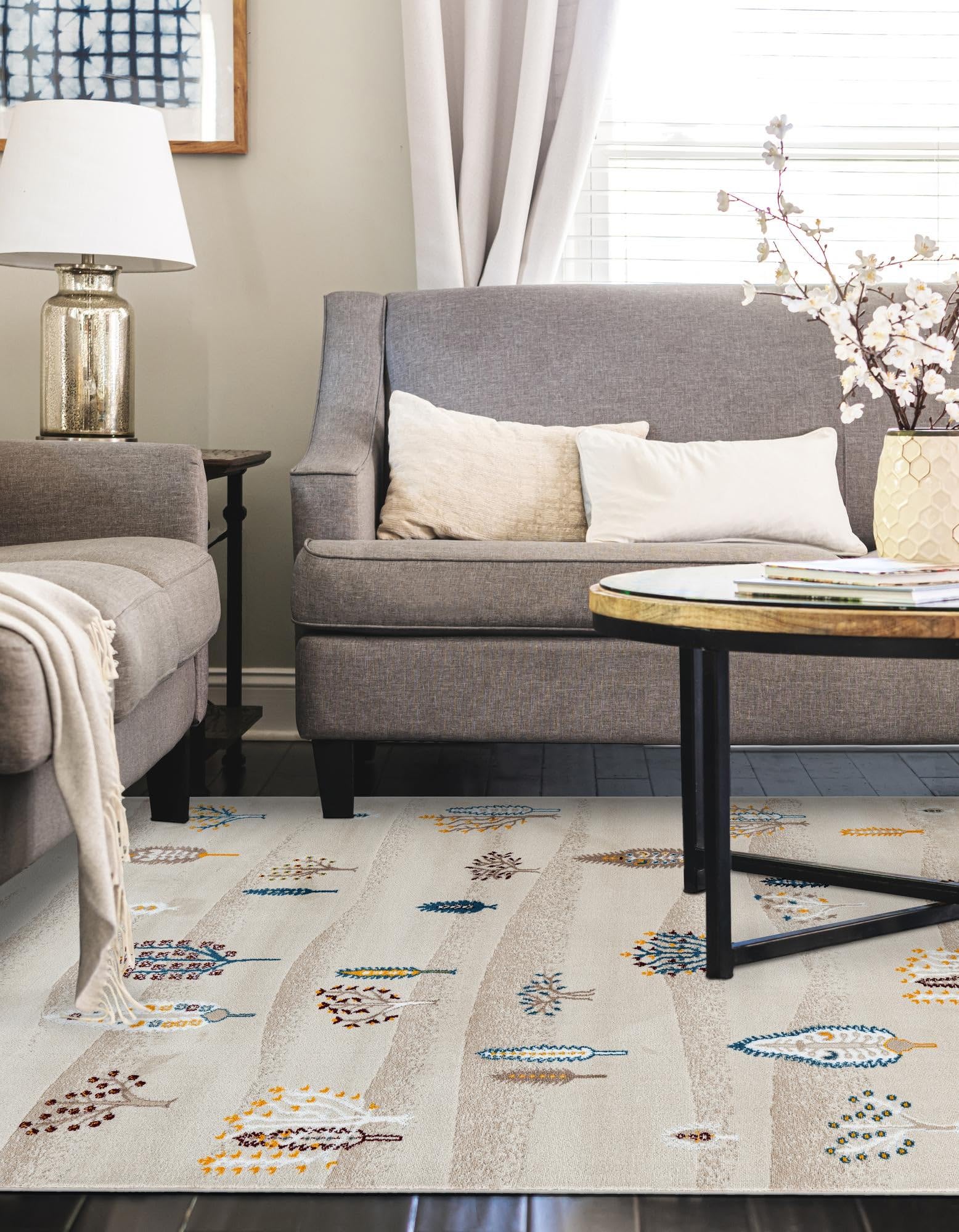 Rugs.com Laguna Collection Rug – 10x14 Ivory Medium-Pile Rug Perfect for Living Rooms, Large Dining Rooms, Open Floorplans - Image 9
