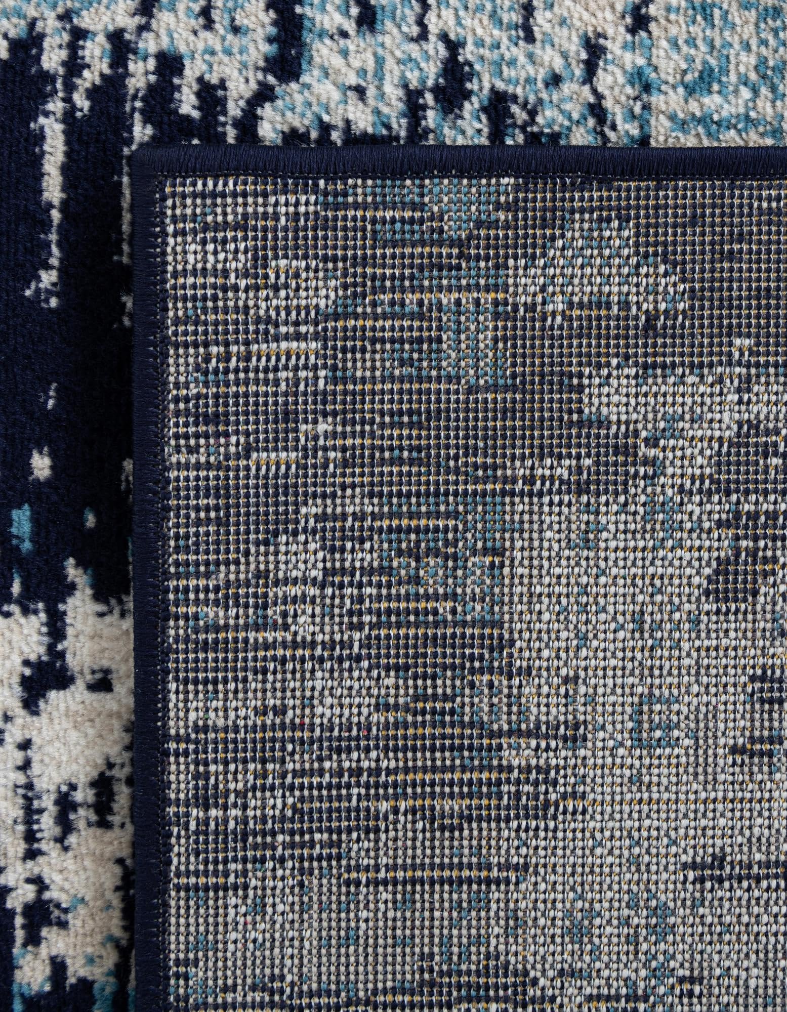 Rugs.com Laguna Collection Rug – 2x3 Navy Blue Medium-Pile Rug Perfect for Entryways, Kitchens, Breakfast Nooks, Accent Pieces - Image 9