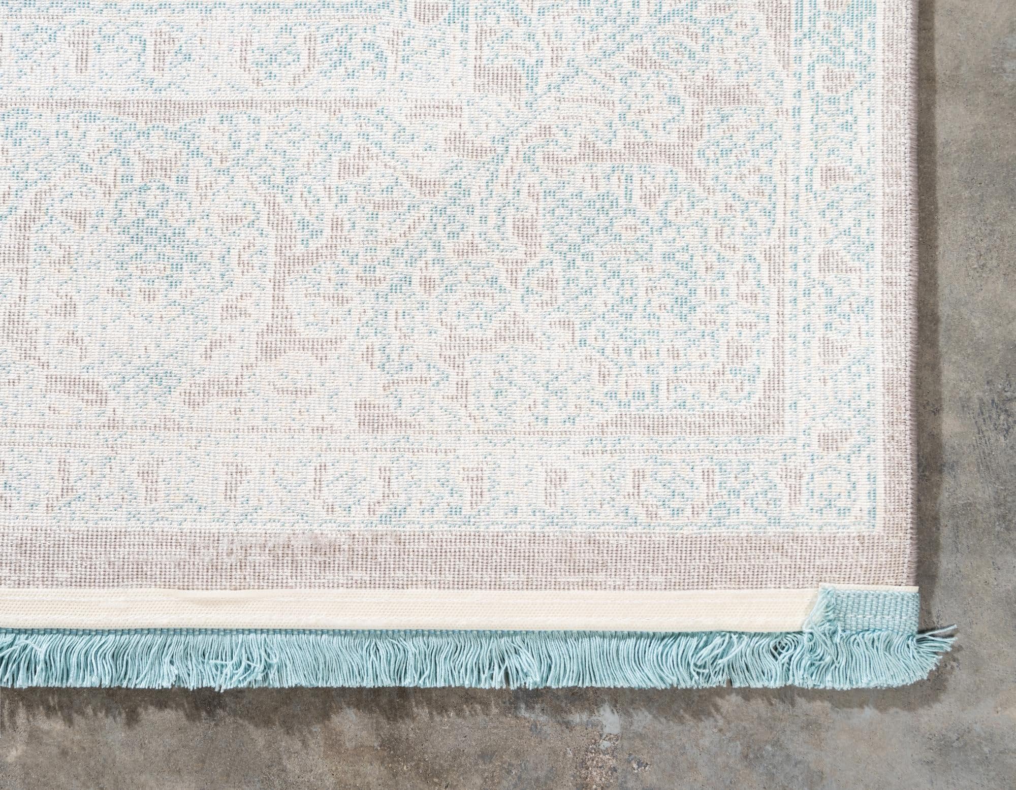 Rugs.com Modern Classical Collection Rug – 3x5 Light Blue Medium-Pile Rug Perfect for Entryways, Kitchens, Breakfast Nooks, Accent Pieces - Image 9