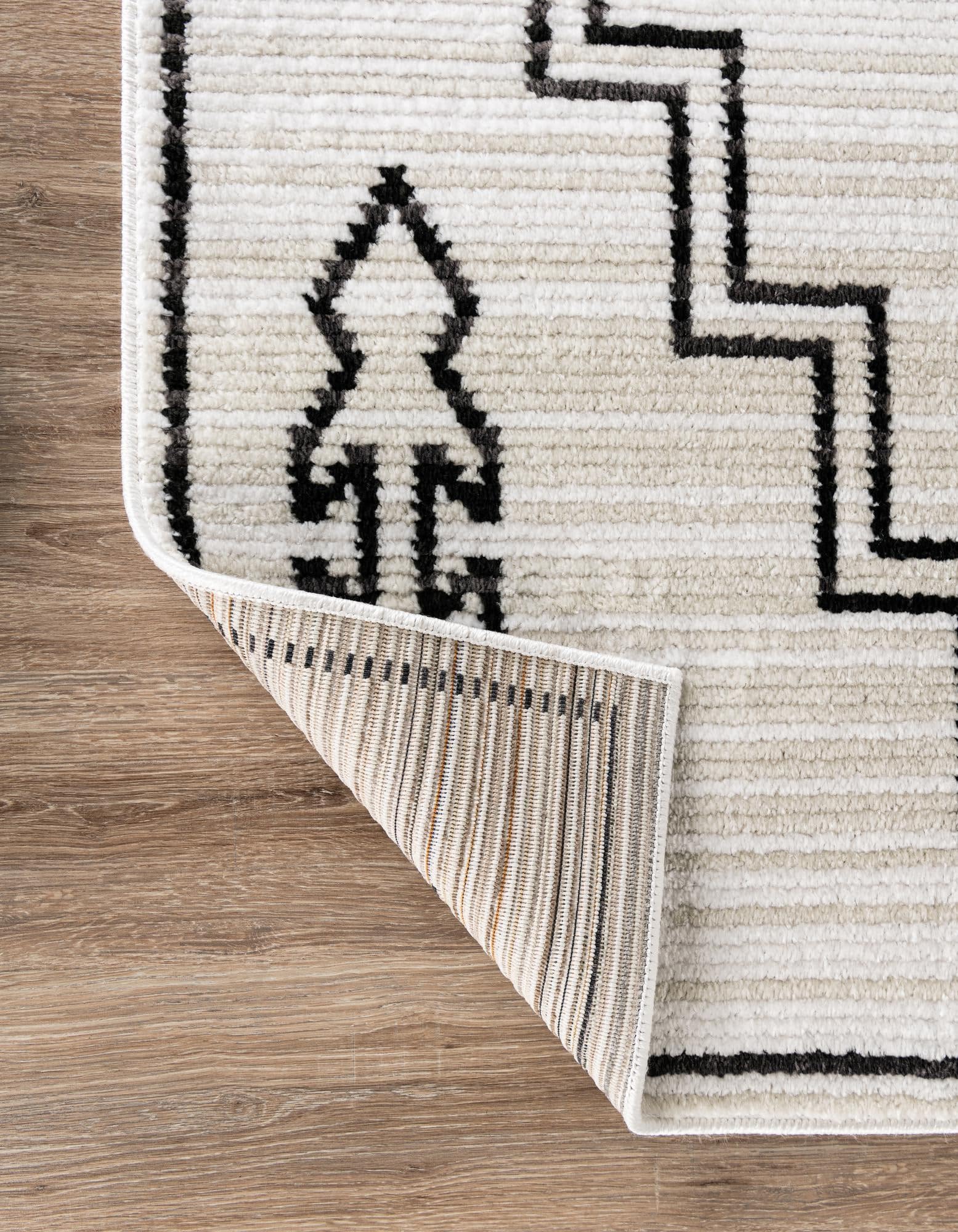 Rugs.com Odyssey Collection Rug – 10 Ft Runner Ivory Medium-Pile Rug Perfect for Hallways, Entryways - Image 7