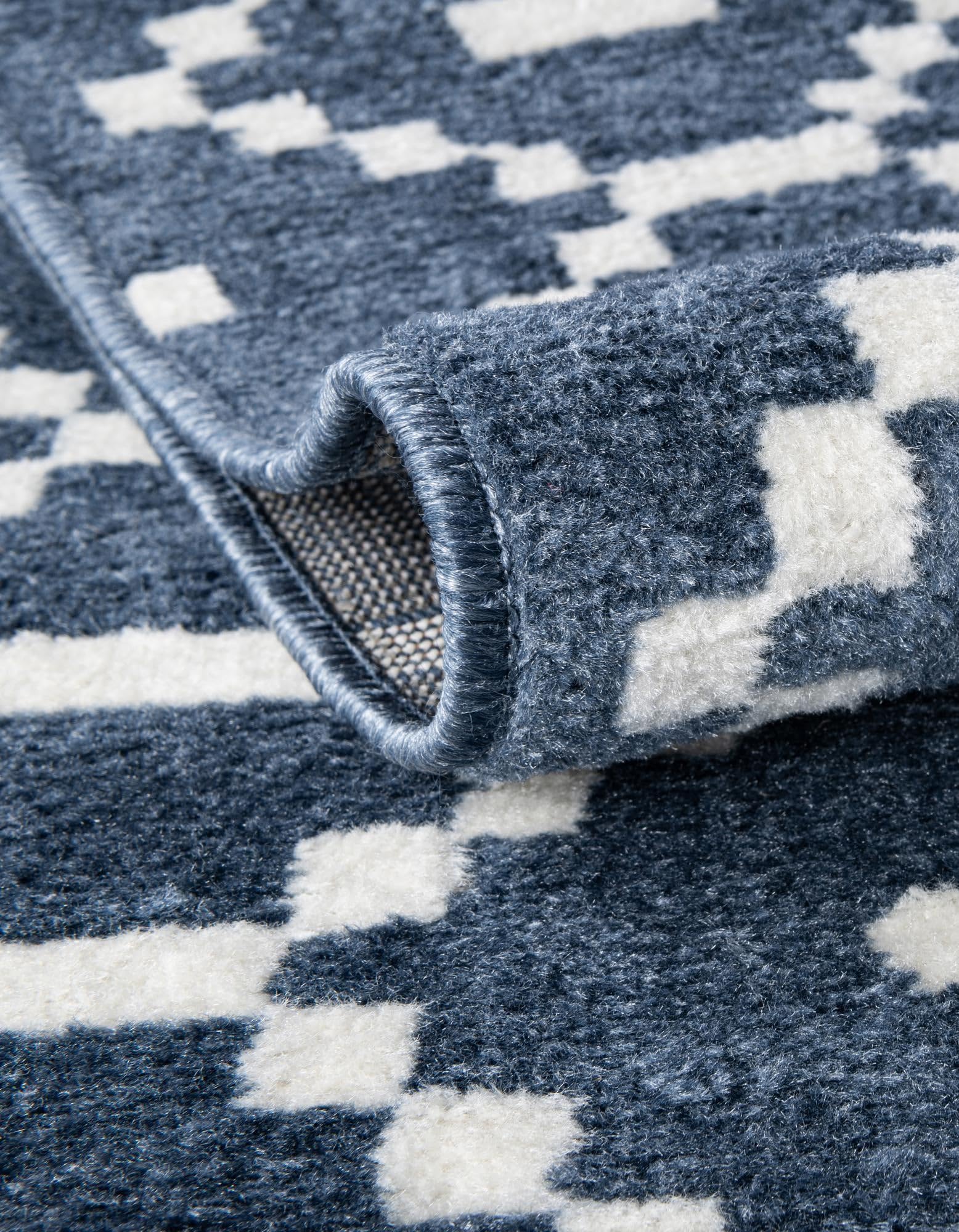 Rugs.com Oslo Collection Rug – 10 Ft Round Blue Medium-Pile Rug Perfect for Kitchens, Dining Rooms - Image 8