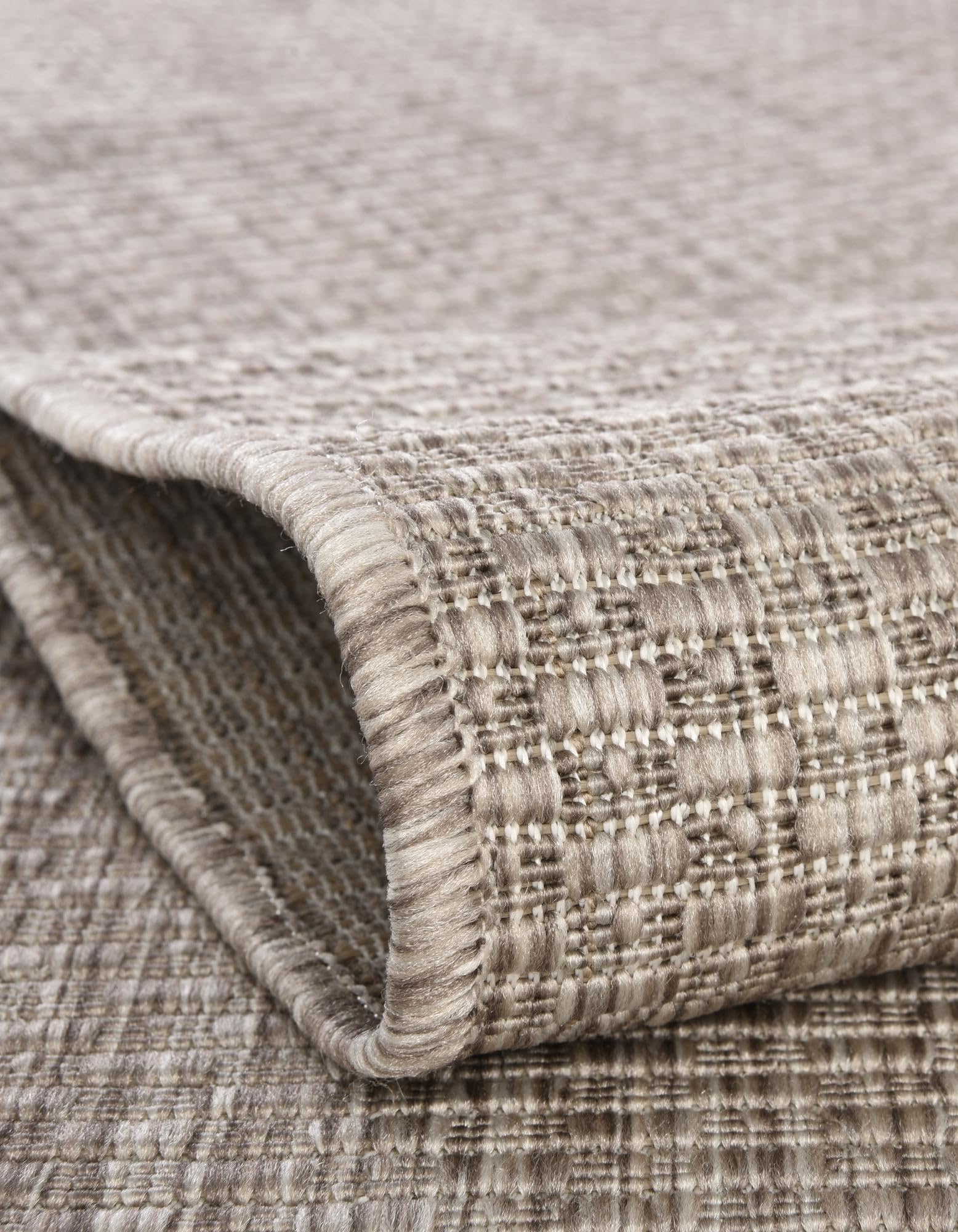 Rugs.com Outdoor Solid Collection Rug – 4x6 Beige Flatweave-Pile Rug Perfect for Entryways, Kitchens, Breakfast Nooks, Accent Pieces - Image 9