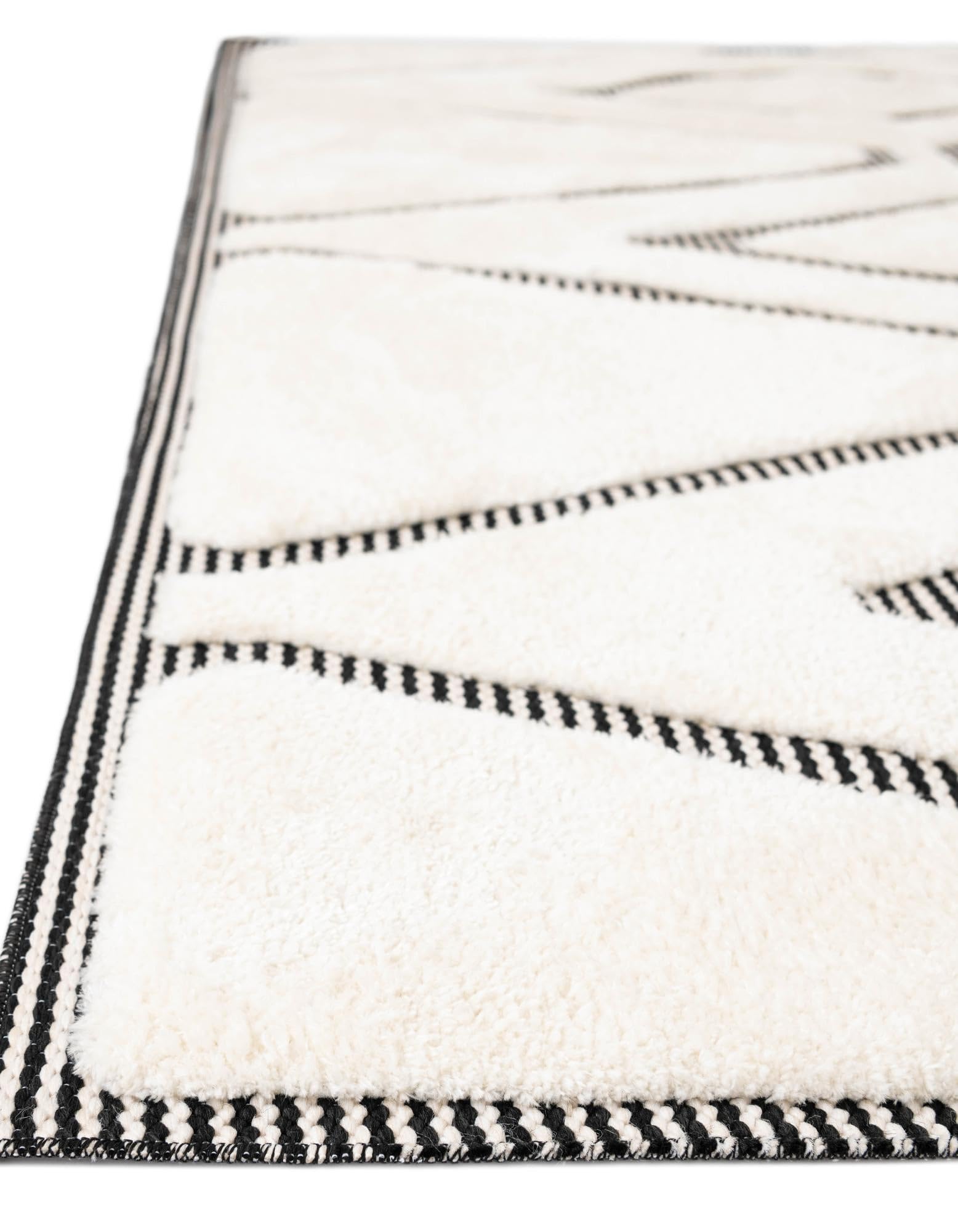Rugs.com Prismatic Collection Rug – 10 Ft Runner Ivory White Flatweave-Pile Rug Perfect for Hallways, Entryways - Image 9