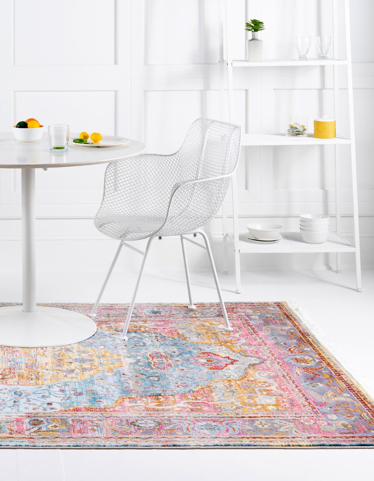 Rugs.com Santiago Collection Rug – 10x13 Light Blue Medium-Pile Rug Perfect for Living Rooms, Large Dining Rooms, Open Floorplans - Image 4