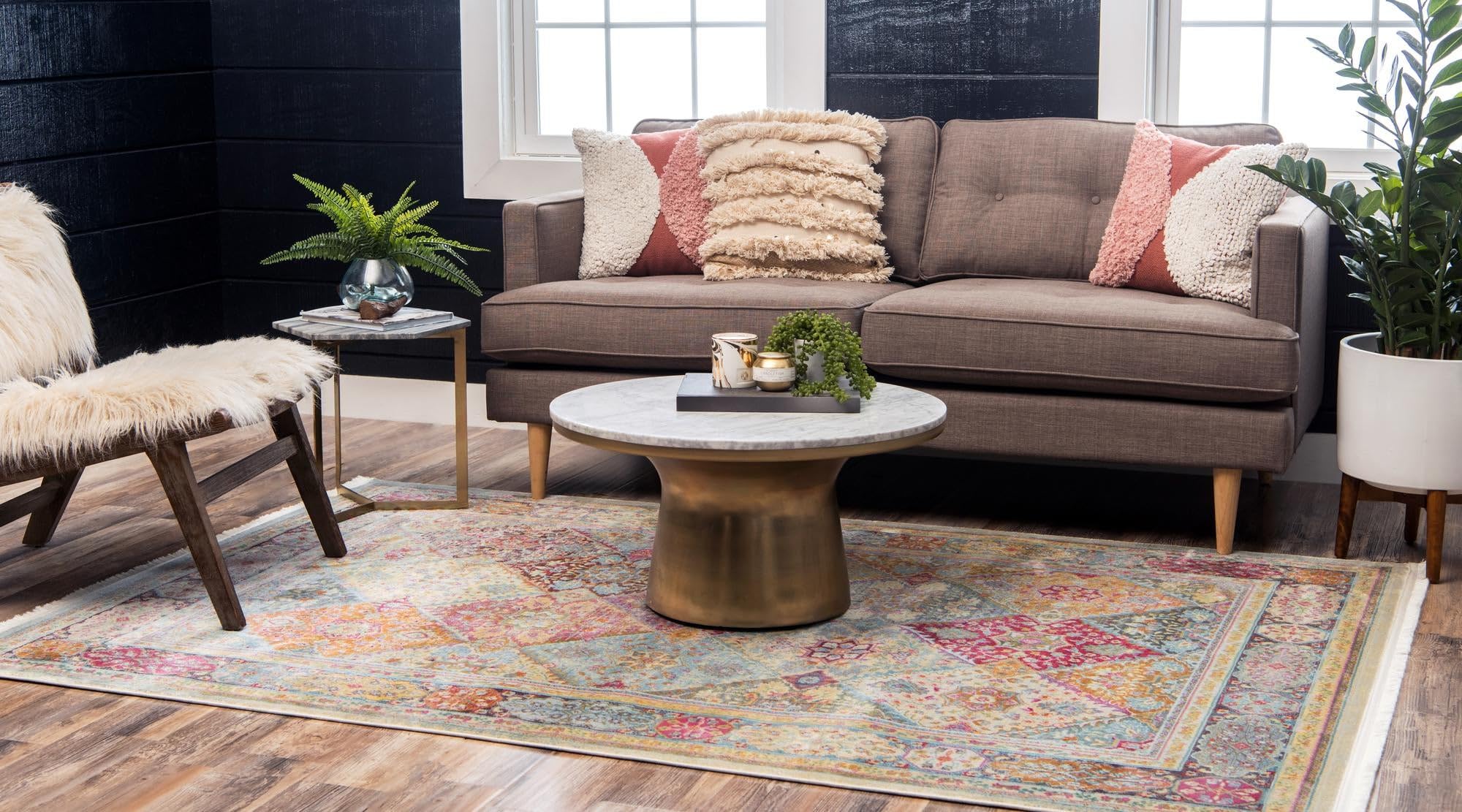 Rugs.com Santiago Collection Rug – 10x13 Multi Medium-Pile Rug Perfect for Living Rooms, Large Dining Rooms, Open Floorplans - Image 3