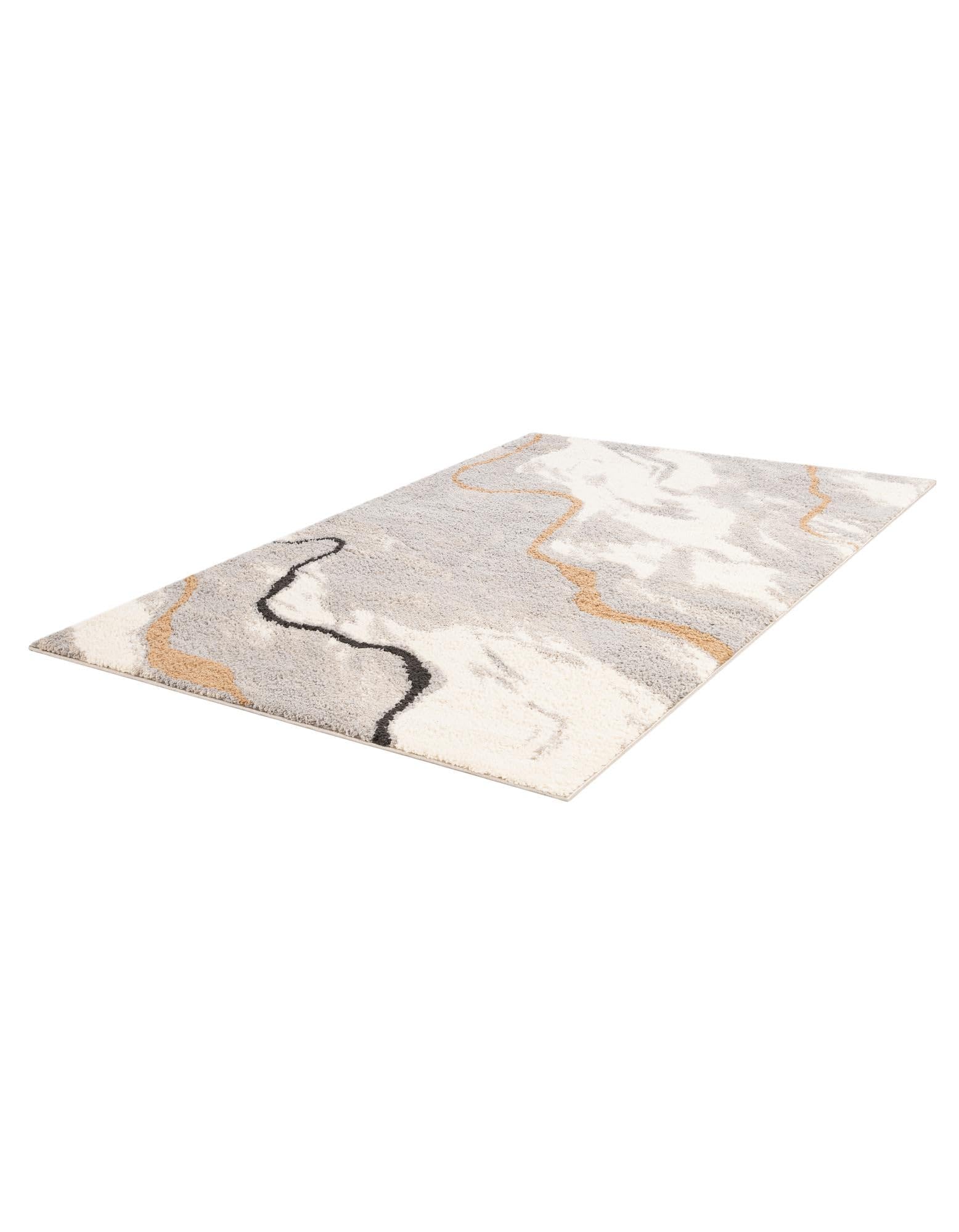 Rugs.com Sepia Collection Rug – 4x6 Gray and Ivory High-Pile Rug Perfect for Entryways, Kitchens, Breakfast Nooks, Accent Pieces - Image 4