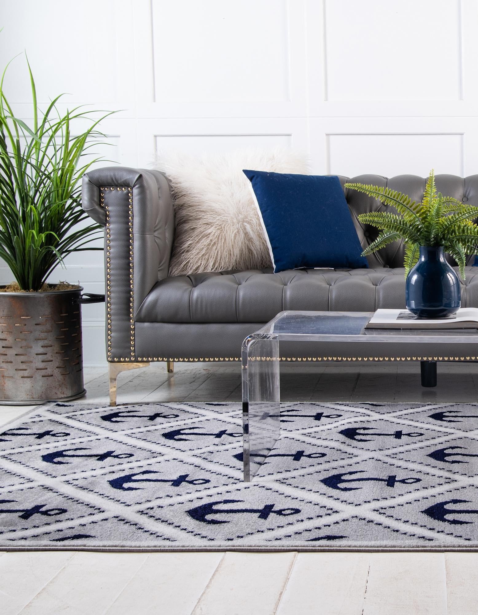 Rugs.com Sydney Collection Rug – 10x13 Gray Low-Pile Rug Perfect for Living Rooms, Large Dining Rooms, Open Floorplans - Image 3