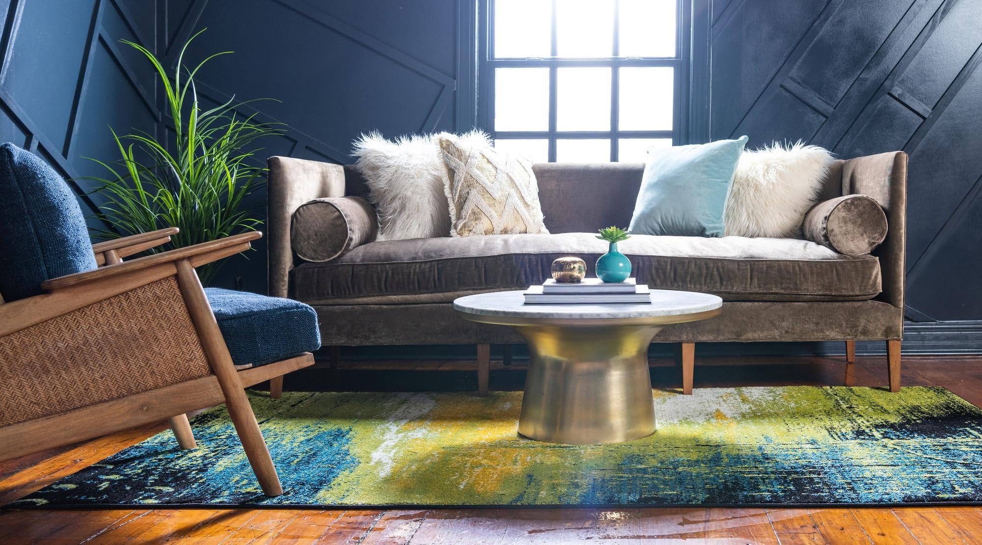 Rugs.com Tuscany Collection Rug – 9x12 Light Green Medium-Pile Rug Perfect for Living Rooms, Large Dining Rooms, Open Floorplans - Image 5
