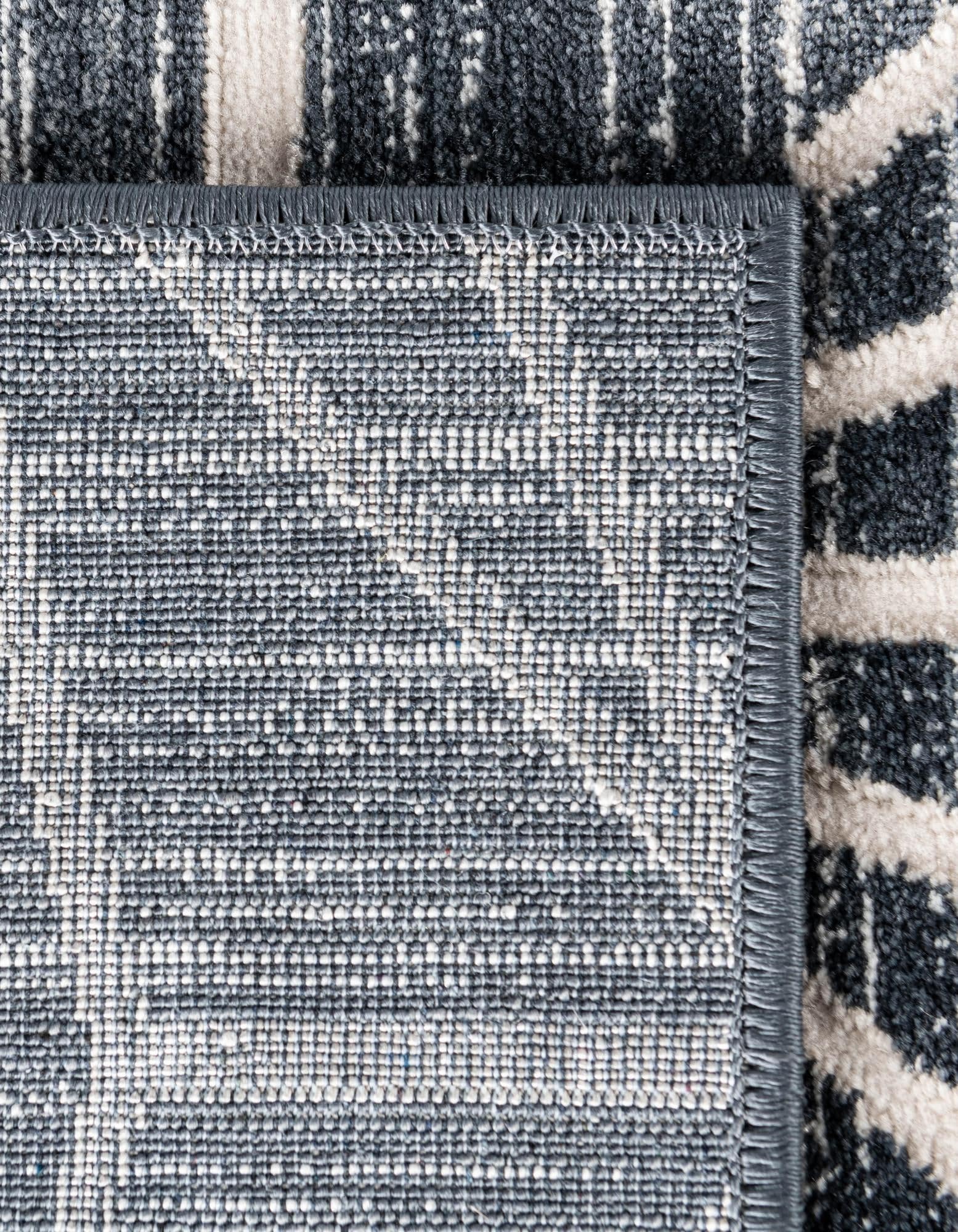 Rugs.com Uptown Collection Rug – 6 Ft Runner Navy Blue Medium-Pile Rug Perfect for Hallways, Entryways - Image 9