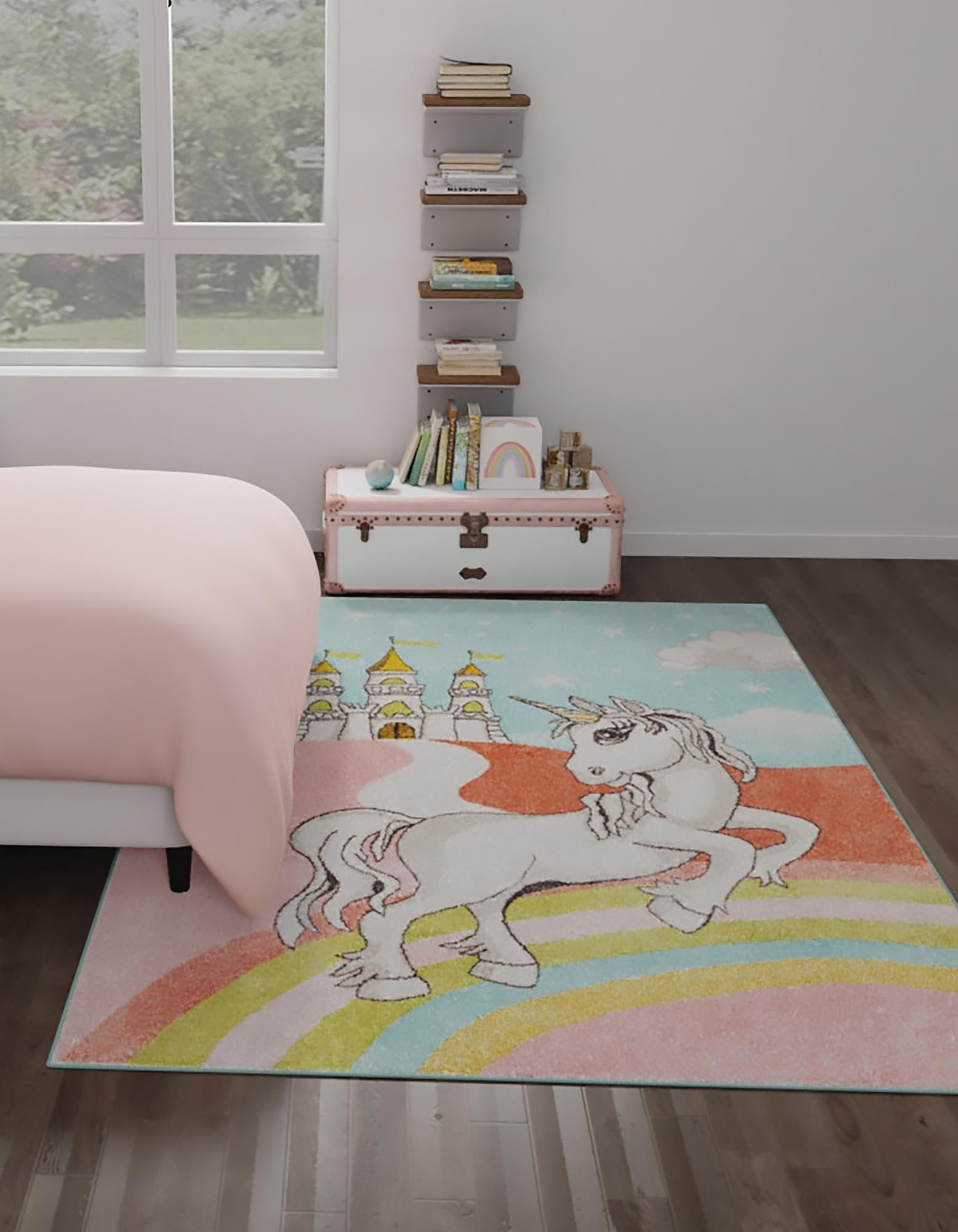 Rugs.com Whimsy Kids Collection Rug – 2x3 Multi Medium-Pile Rug Perfect for Entryways, Kitchens, Breakfast Nooks, Accent Pieces - Image 7